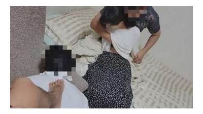 FC2-PPV-3486120 - [개인] 다정한 부부.  - -아내를 업고 남편 앞에서 성폭행...질내 사정 구걸