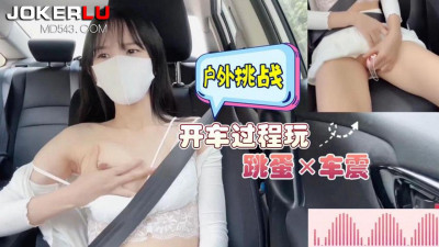 Lolita Club. Playing with vibrators while driving